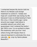 HSV1-2 natural herbs /Hpv,AIDS&syphilis